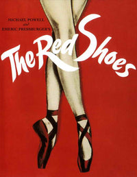 The Red Shoes Movie Poster Print featuring vibrant colors and captivating design.
