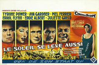 The Sun Also Rises Movie Poster Print featuring classic film imagery.