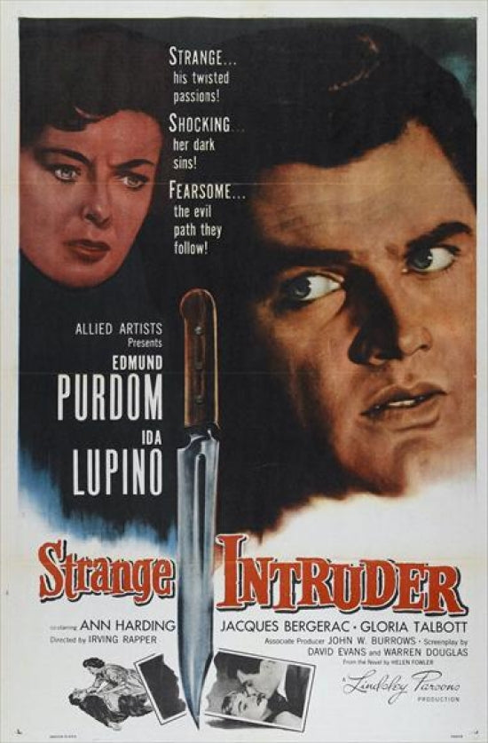 Strange Intruder movie poster print featuring captivating imagery.