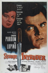 Strange Intruder movie poster print featuring captivating imagery.