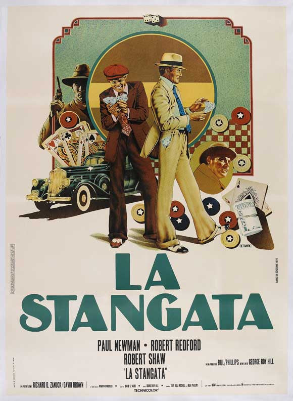 The Sting Movie Poster Print (27x40) | Vintage Film Art