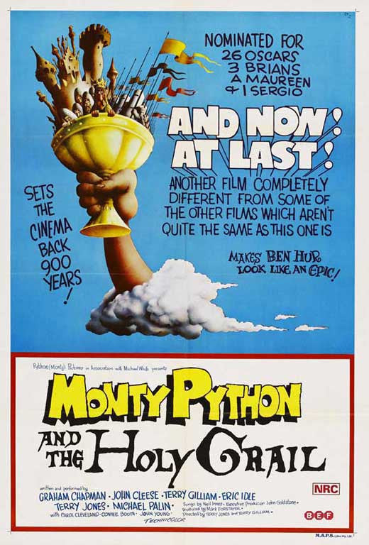 Monty Python and the Holy Grail Movie Poster Print (11x17)