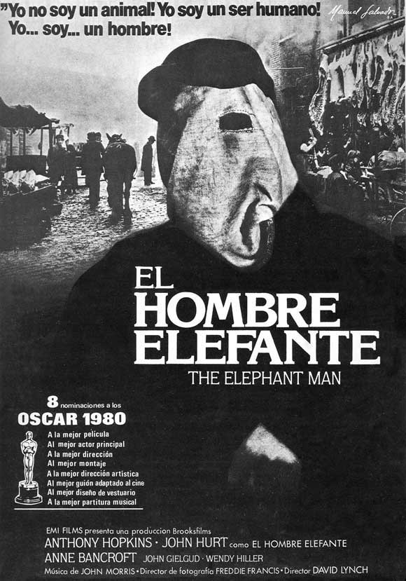 The Elephant Man movie poster print showcasing a poignant film theme.