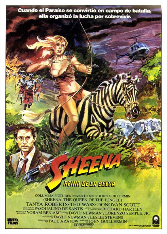 Sheena Movie Poster Print (27x40) - Pop Culture Graphics