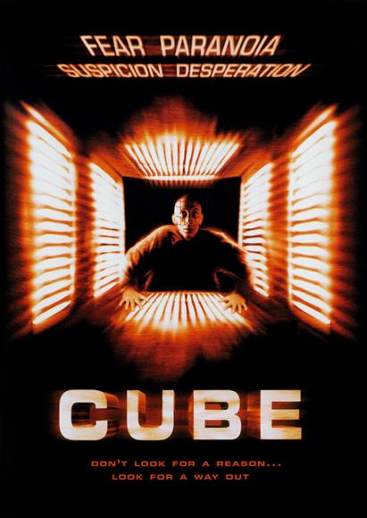 Cube movie poster print - 11 x 17 inches, perfect for home décor.