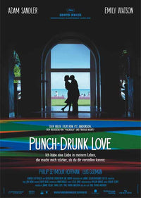 Punch-Drunk Love movie poster print showcasing vibrant colors and design.