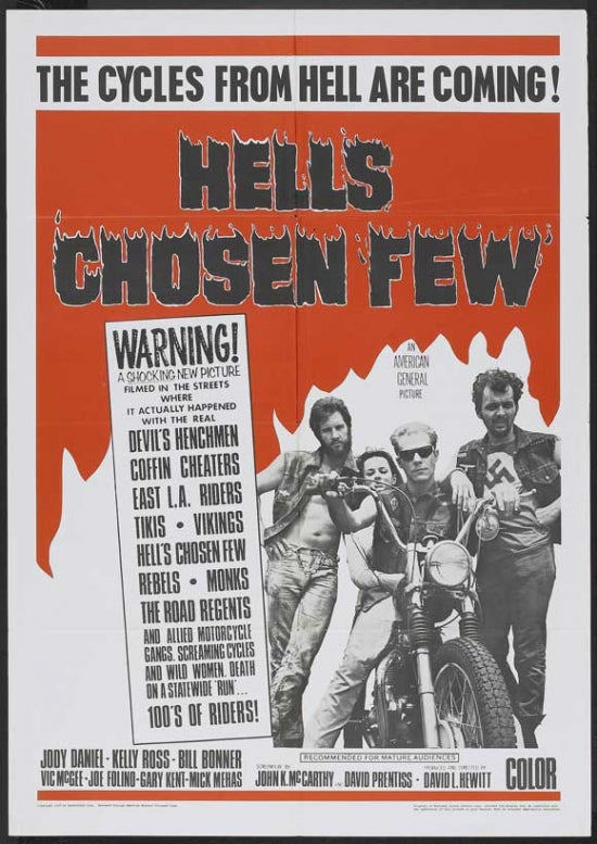 Hell's Chosen Few Movie Poster Print displayed in a stylish setting.