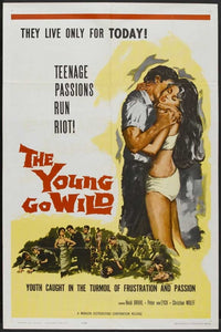 'The Young Go Wild' Movie Poster Print featuring dynamic visuals.