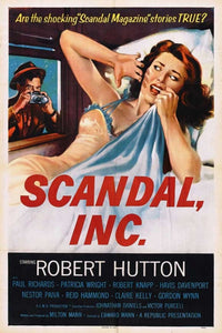 Scandal Incorporated Movie Poster showcasing dramatic film art.