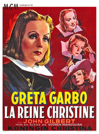 Queen Christina Movie Poster Print showcasing the film's iconic imagery.