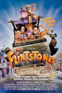 The Flintstones Movie Poster Print showcasing vibrant colors and classic animation.