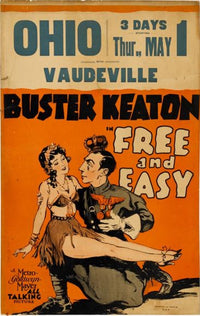 Free and Easy Movie Poster Print showcasing adventure and freedom.