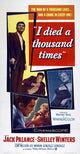 I Died a Thousand Times Movie Poster Print showcasing vibrant colors and cinematic imagery.