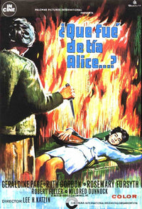 Whatever Happened to Aunt Alice? Movie Poster Print featuring classic suspense imagery.