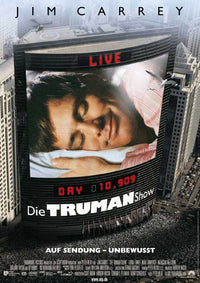 The Truman Show Movie Poster Print showcasing vibrant colors and iconic imagery.