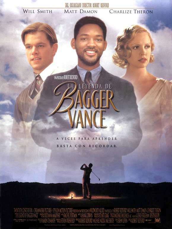 The Legend of Bagger Vance Movie Poster Print featuring vibrant colors and cinematic themes.