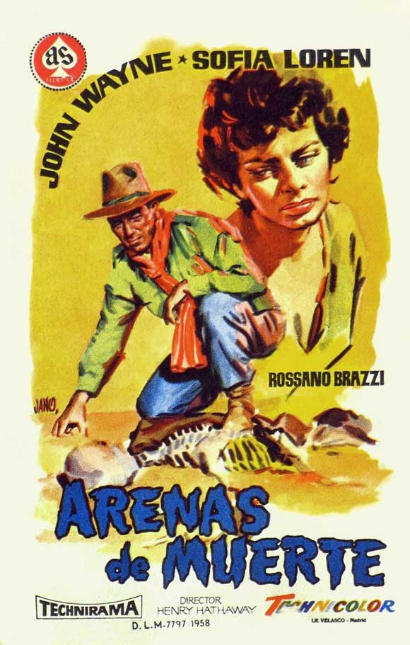 Legend of the Lost Movie Poster Print showcasing captivating artwork.