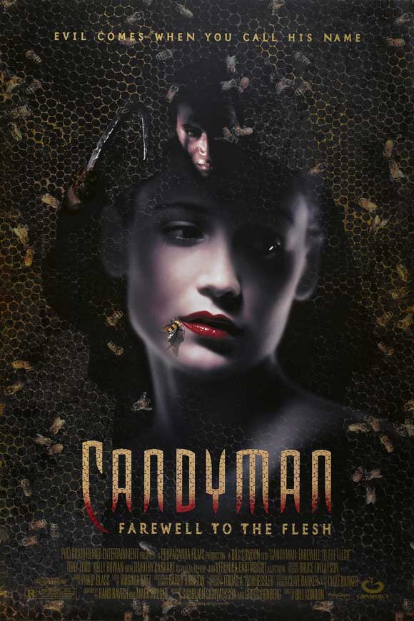 Candyman: Farewell to the Flesh Movie Poster Print - high-quality horror film artwork.