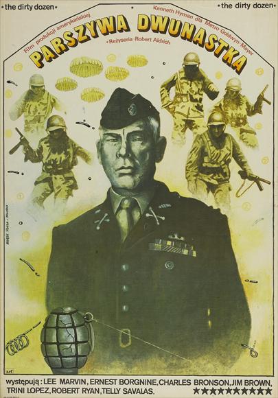 The Dirty Dozen Movie Poster Print showcasing iconic film imagery.
