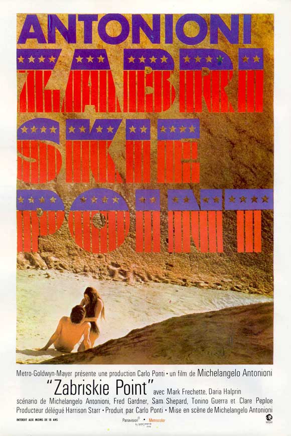 Zabriskie Point Movie Poster Print showcasing stunning cinematic landscapes.