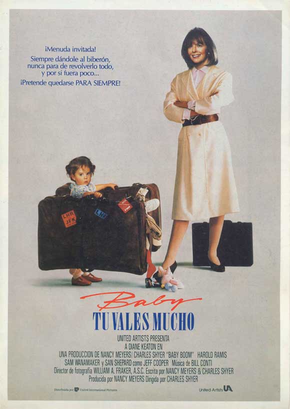 Baby Boom Movie Poster Print showcasing classic film art.