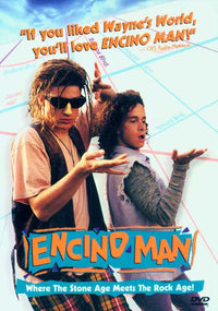 Encino Man Movie Poster Print featuring iconic imagery from the classic comedy.