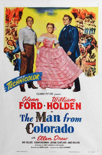 The Man From Colorado Movie Poster Print showcasing classic film art.