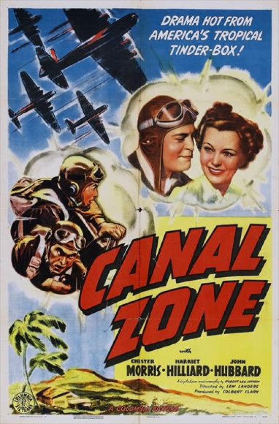 Canal Zone Movie Poster Print showcasing vibrant colors and cinematic art.