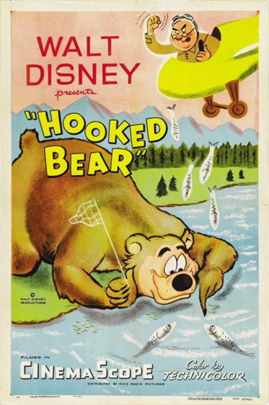 Walt Disney Hooked Bear Movie Poster Print (11 x 17)