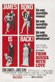 From Russia with Love Movie Poster Print showcasing classic film art.