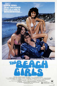 The Beach Girls movie poster print showcasing vibrant beach vibes.