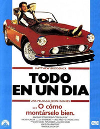 Ferris Bueller's Day Off Movie Poster Print featuring vibrant design.