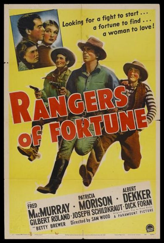 Rangers of Fortune Movie Poster Print showcasing vibrant colors and dynamic imagery.
