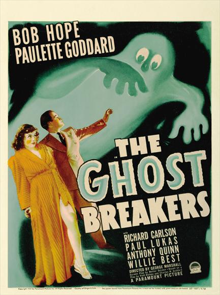 The Ghost Breakers Movie Poster Print featuring classic cinema artwork.