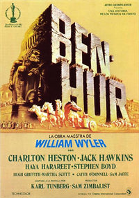 Ben-Hur Movie Poster Print featuring iconic film artwork.