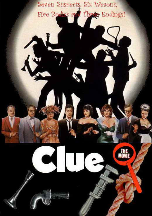 Clue Movie Poster Print - 27x40 | Posterazzi