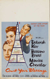 Count Your Blessings Movie Poster Print featuring a positive message.