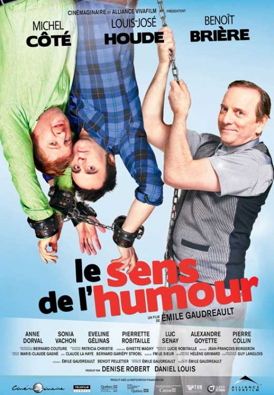 Le sens de l'humour Movie Poster Print featuring humorous cinema theme.