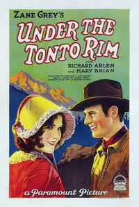 Under the Tonto Rim Movie Poster Print featuring cinematic artwork.