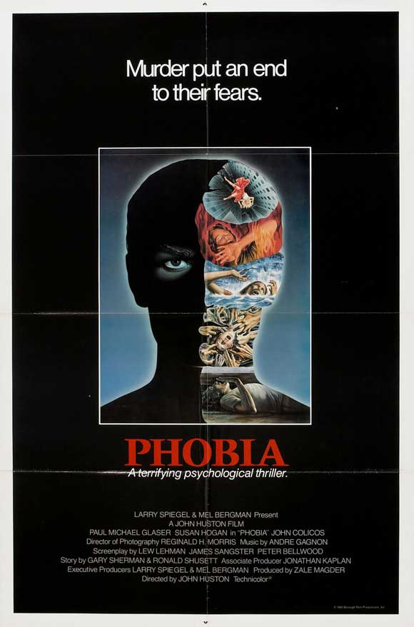 Phobia Movie Poster Print showcasing psychological thriller artwork.