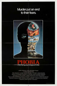 Phobia Movie Poster Print showcasing psychological thriller artwork.
