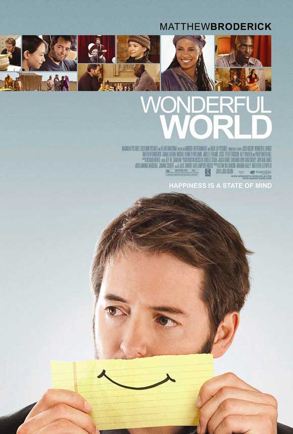 Wonderful World Movie Poster Print showcasing vibrant colors and dynamic design.