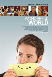 Wonderful World Movie Poster Print showcasing vibrant colors and dynamic design.
