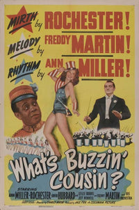 What's Buzzin', Cousin Movie Poster Print showcasing vibrant visuals and cinematic appeal.