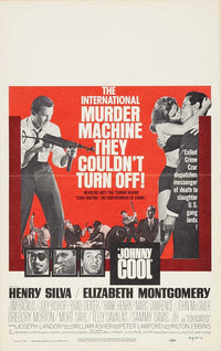 Johnny Cool Movie Poster Print showcasing vibrant colors and classic film aesthetics.