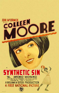 Synthetic Sin Movie Poster Print showcasing cinematic art.