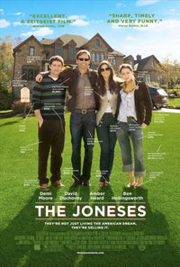 The Joneses Movie Poster Print showcasing a family in a luxurious lifestyle.