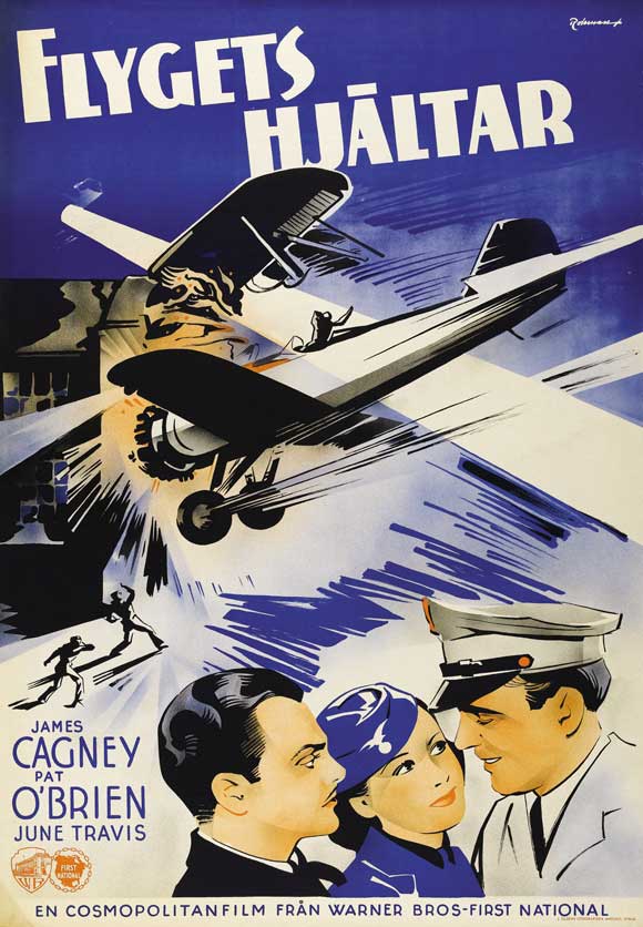 Ceiling Zero Movie Poster Print featuring classic cinema artwork.