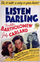 Listen, Darling Movie Poster Print showcasing vibrant colors and classic film art.