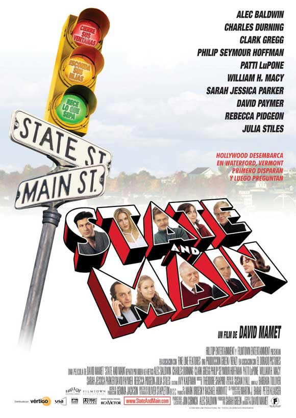 State and Main Movie Poster Print showcasing vibrant imagery